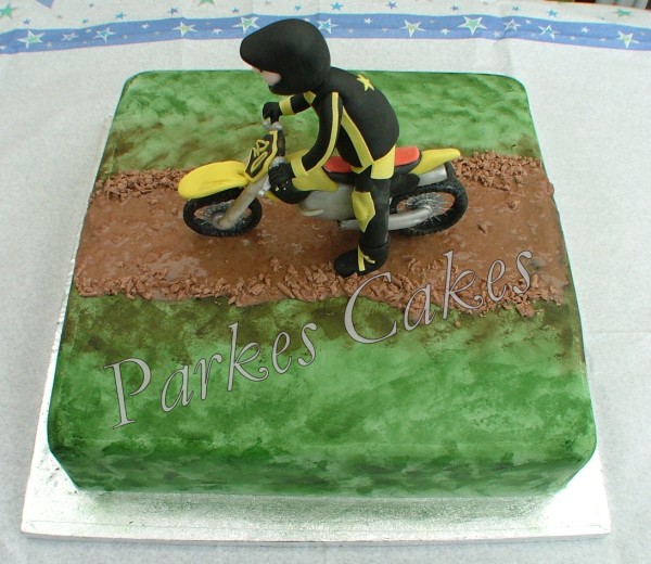 motocross birthday cake